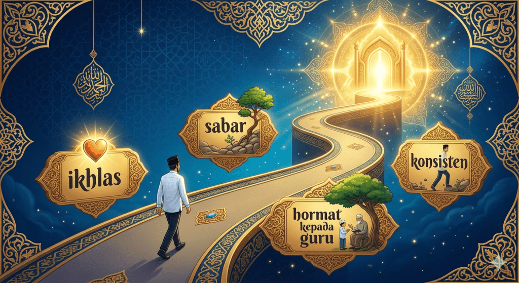 Nabi ﷺ menjanjikan bahwa Allah memudahkan jalan menuju surga bagi siapa yang berjalan dalam rangka menuntut ilmu