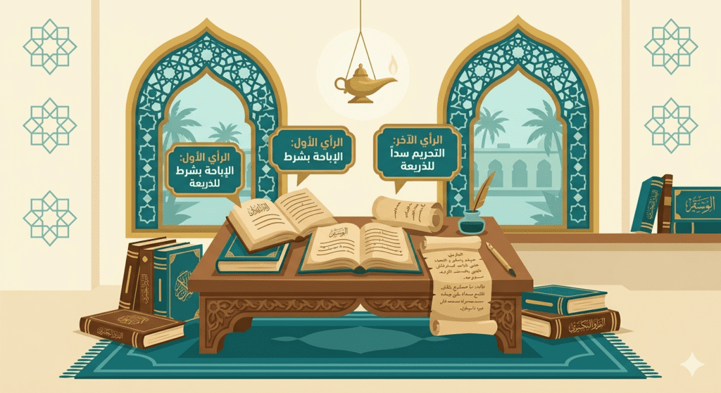 Ilustrasi kajian fikih ulama tentang hukum musik dan hiburan dalam Islam