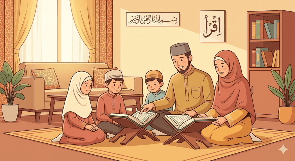 Keluarga adalah madrasah pertama dan utama dalam membentuk karakter Islami anak sejak dini