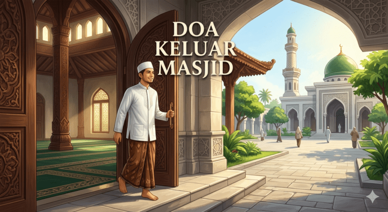 Lafaz doa keluar masjid Allahumma inni asaluka min fadlik Arab latin terjemahan