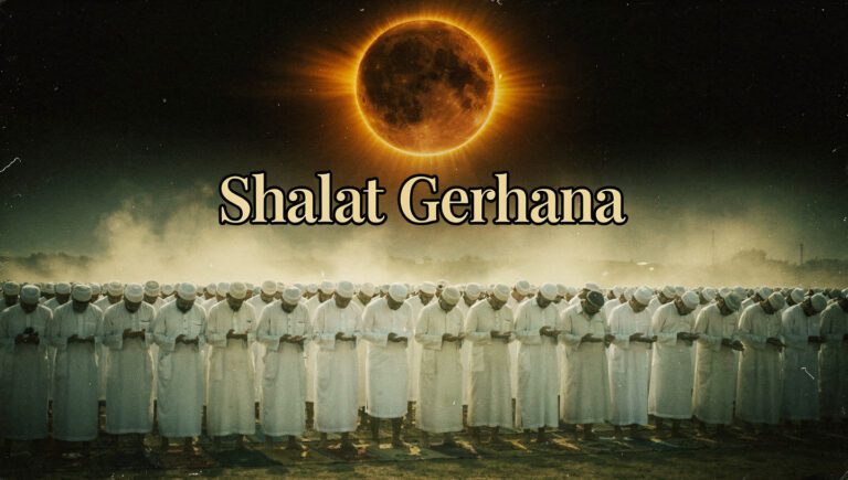 Tata cara shalat gerhana matahari dan bulan menurut Islam Title Image: Panduan Lengkap Shalat Gerhana