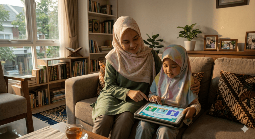 Panduan pendidikan digital Islami untuk orang tua dan guru di era teknologi