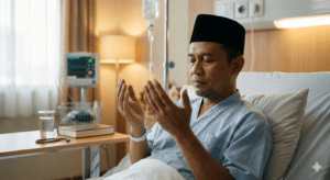 Panduan lengkap shalat saat sakit berbaring duduk dan dengan isyarat menurut Islam