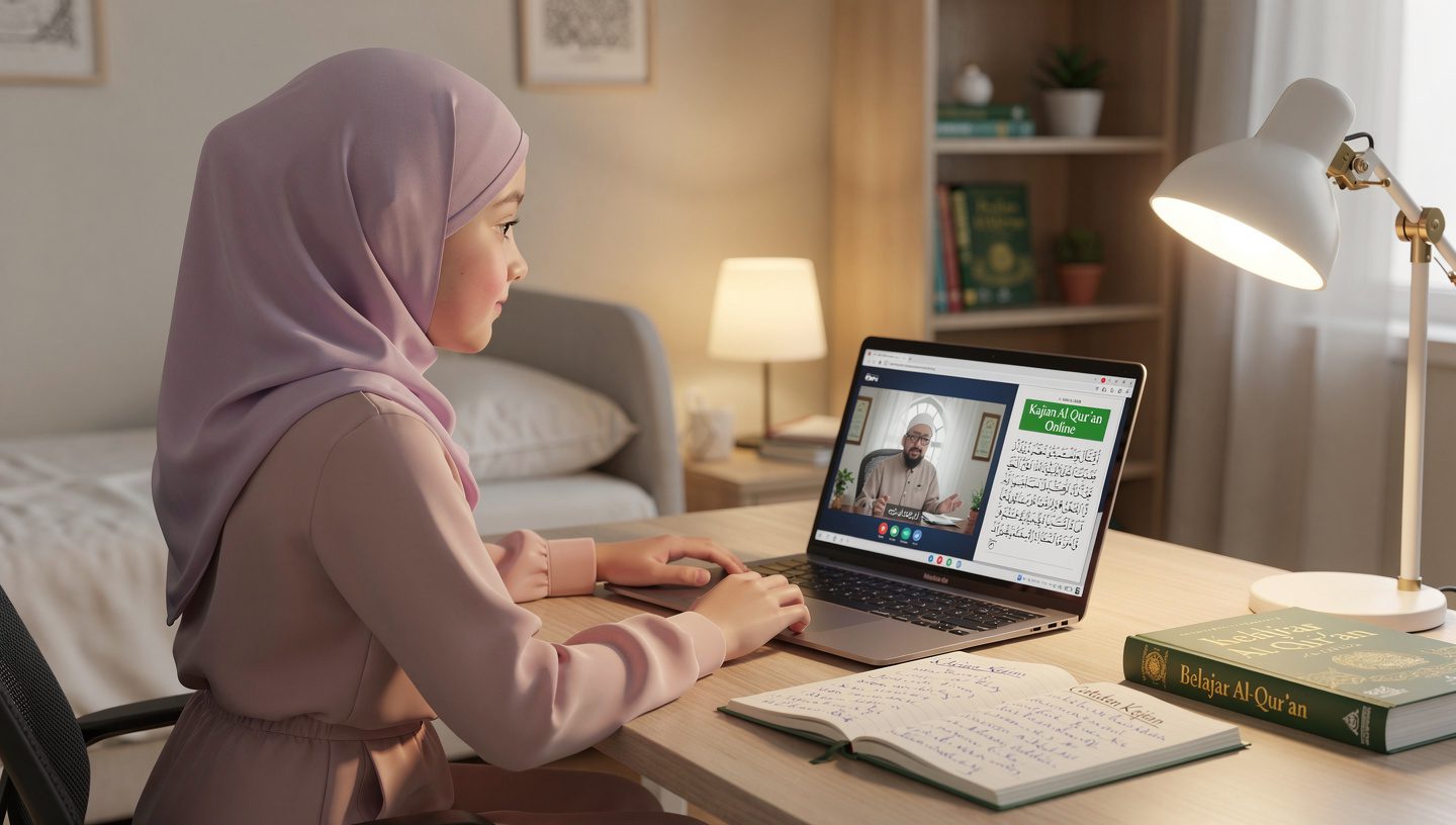 E-learning pendidikan Islam online melalui platform digital untuk pembelajaran Al-Qur'an